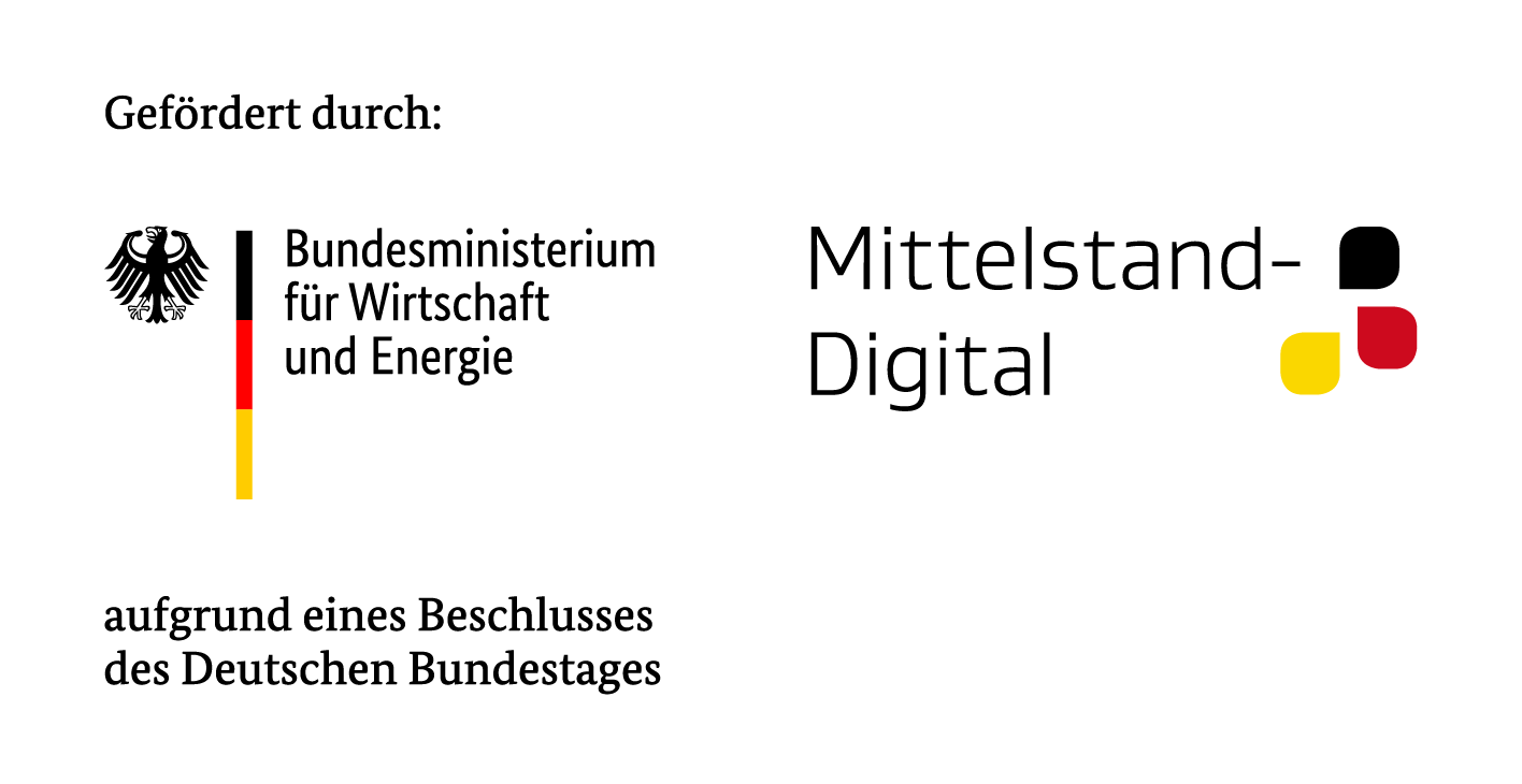 Logo Zentrum MF MD und BMWK in einer Reihe