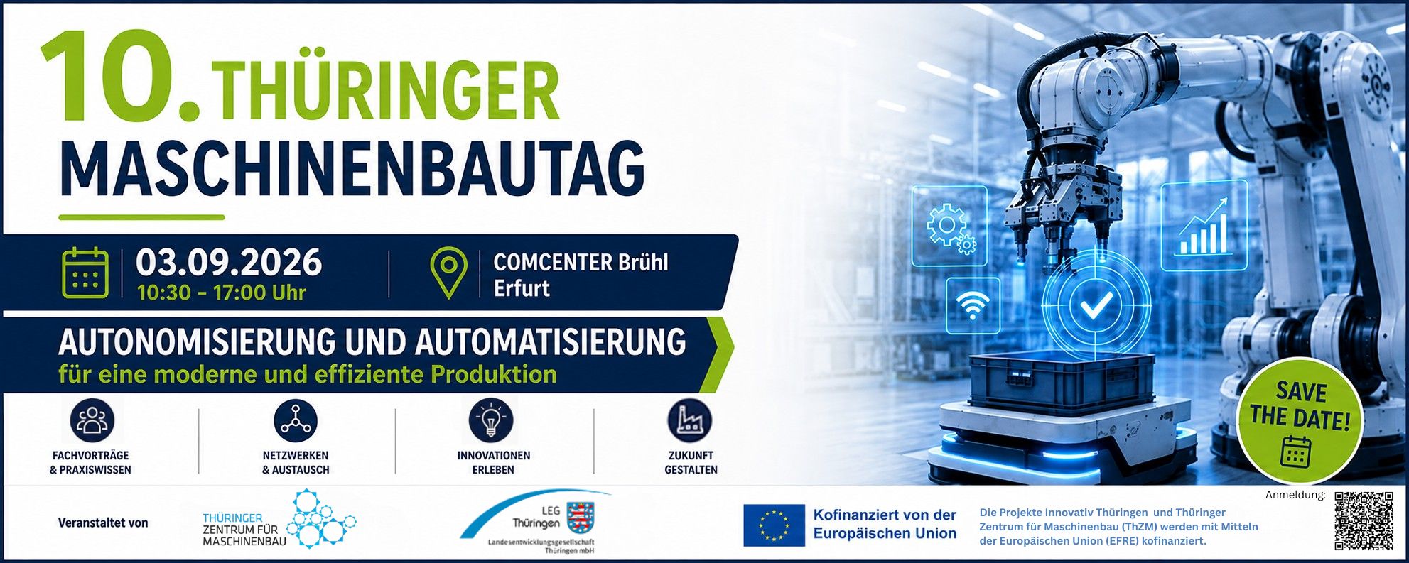 Banner ThMBT mit QR Code
